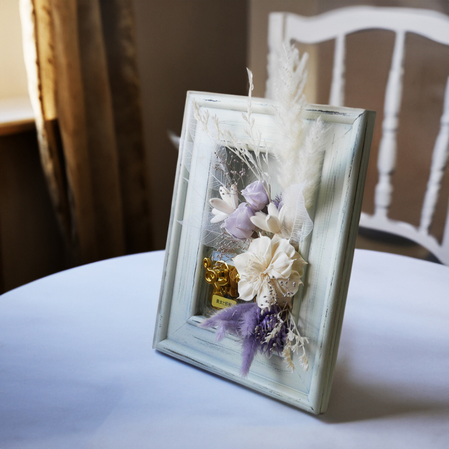 京都 北山 NONA フラワーアレンジメント オルゴール 18弁 アンティーク