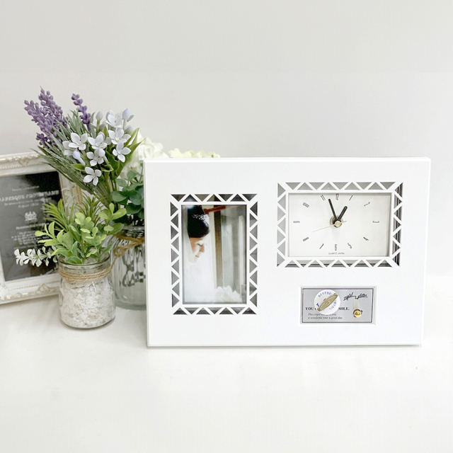 いけだプライムタイム時計付きフォトフレーム