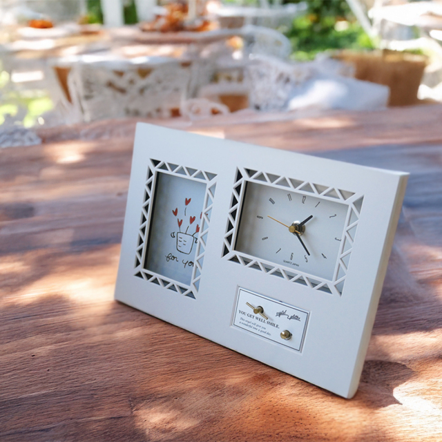 いけだプライムタイム時計付きフォトフレーム