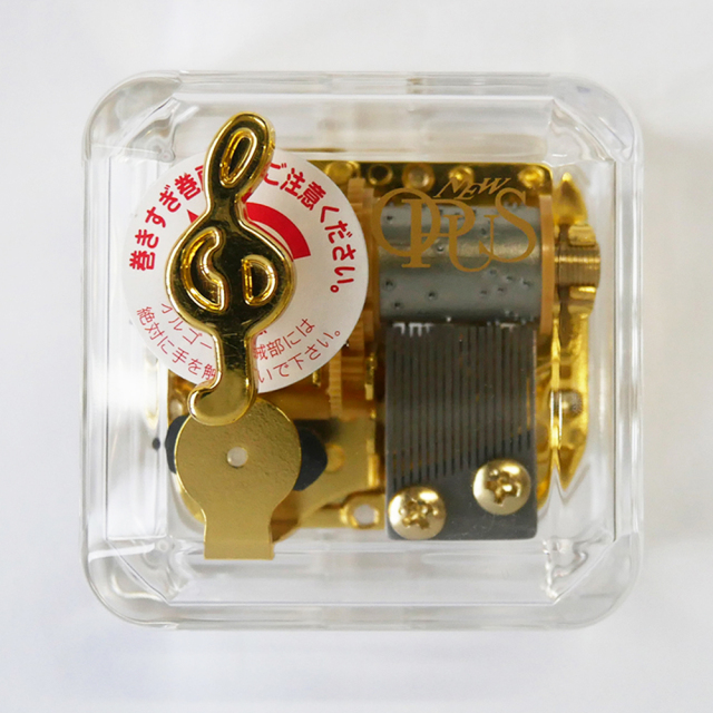 ニデック オルゴール 18弁 オーパス アクリルケース DJ551A アイドル