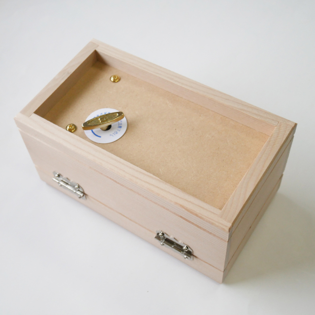 ニデック オルゴール 18弁 白木箱角形 ベルガマスク組曲 第3曲 月の光