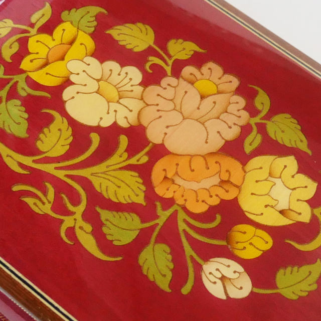 ニデック オルゴール 30弁 オルフェウス EX199I イタリア象嵌ボックス