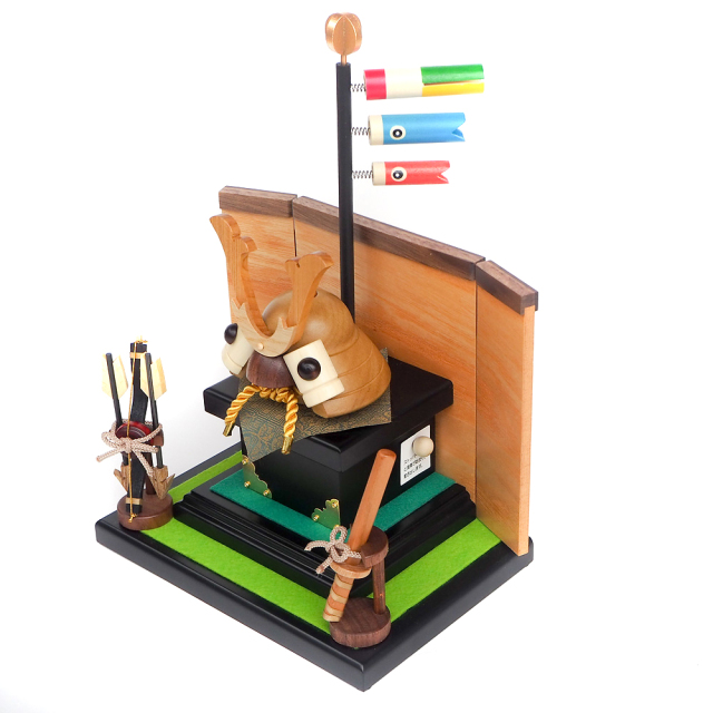 東洋音響 ゆめの木 オルゴール 18弁 TMG-004 からくり かぶと こいのぼり