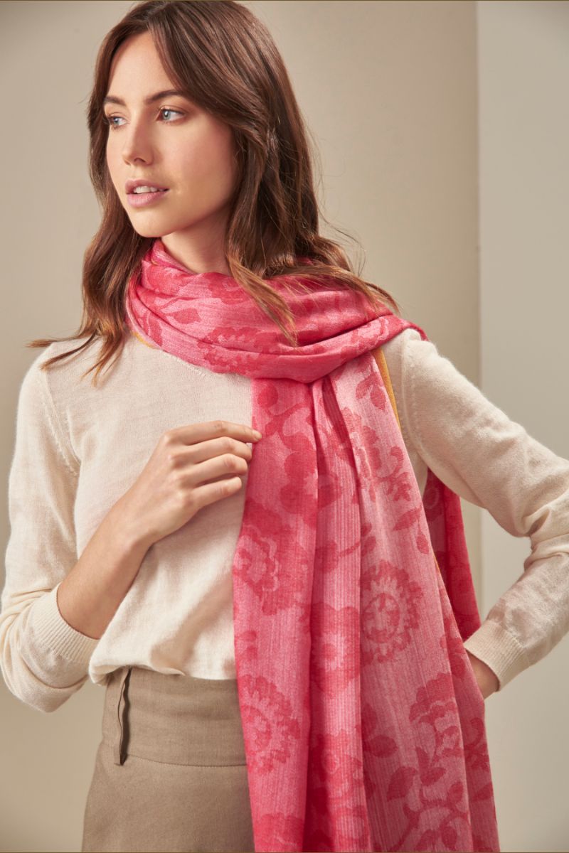 KUNA　ベビーアルパカショール　SABA　ペルー製