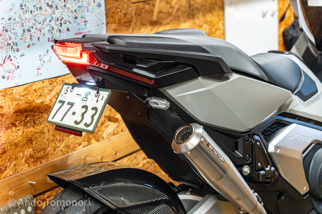 X-ADV】【RH FACTORY】チタンスリップオンマフラー