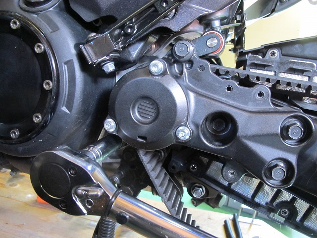 駆動ロス軽減】【530重要項目】TMAX530駆動ベルトテンショナー