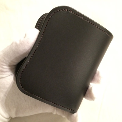 LAST CROPS （ラストクロップス） LC SPANKER1 二つ折り財布 MAREMMA（マレンマレザー）　BLACK/クロ