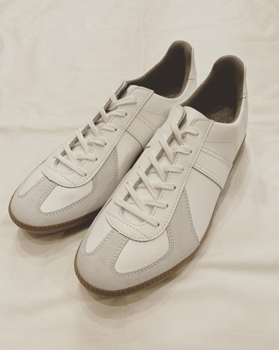 GERMAN TRAINER ジャーマントレーナー  1183E 【Made in Czech Repubric / チェコ製】メンズ・レディース WHITE