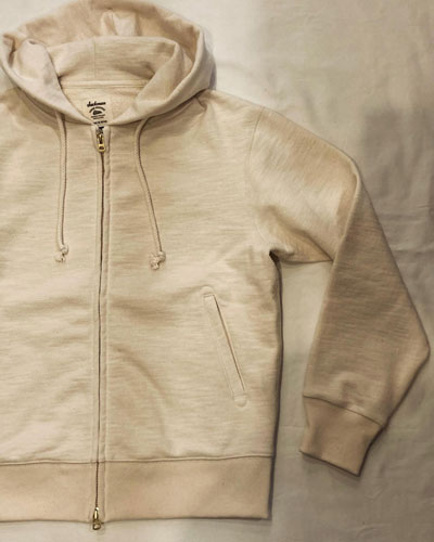 Jackman (ジャックマン) / JM7293 04Kinari GG Sweat Parka  スウェットジップパーカ