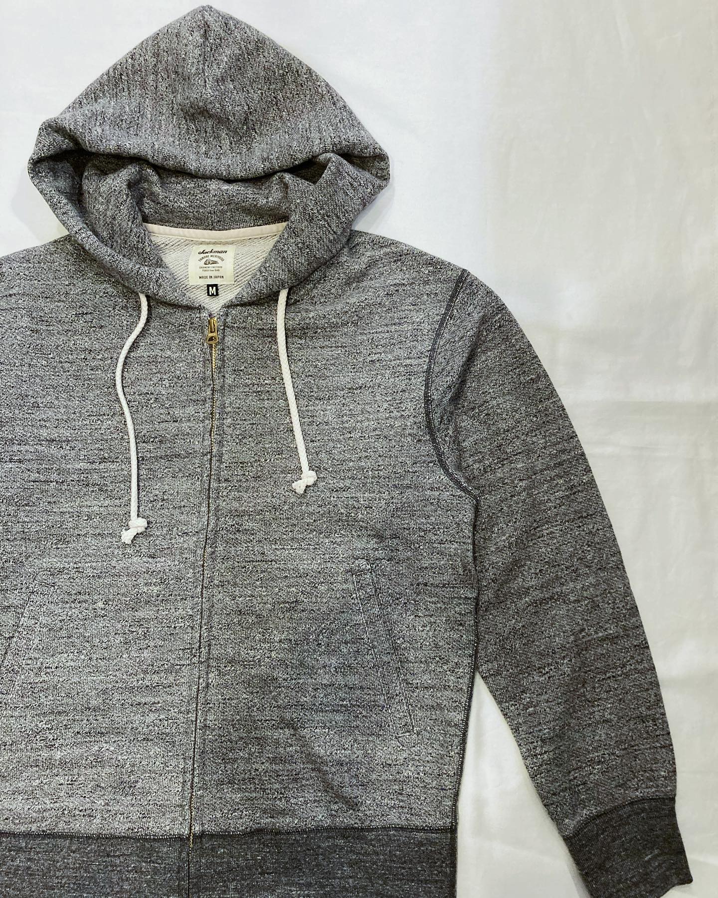 Jackman (ジャックマン) / JM7293  GG Sweat Parka  GGスウェット ジップパーカ