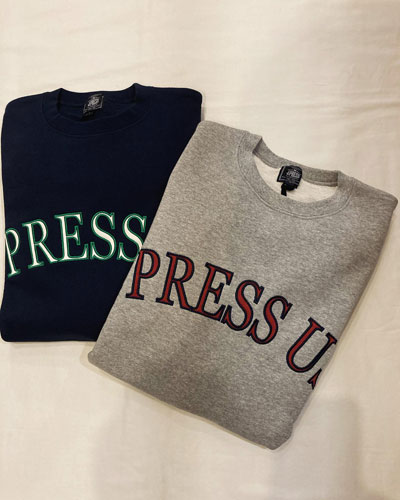J.PRESS (ジェイプレス) / FABRIC LOGO SWEATSHIRT  カレッジロゴスウェット