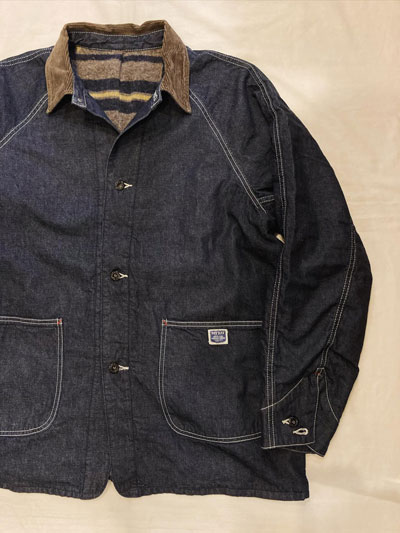 PAYDAY (ペイデイ)　PD25-CA-5  40's WW2 BLANKET COVERALL INDIGO DENIM　/  デニム カバーオールジャケット