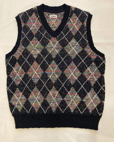 COOHEM (コーヘン) 13-252-012 SUMMER ARGYLE KNIT VEST  アーガイル ニットベスト