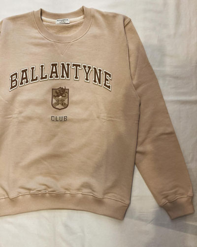 BALLANTYNE (バランタイン) Logo Sweat Pullover / ロゴプリント スウェット プルオーバー