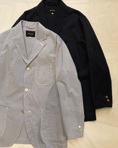 DELICIOUS (デリシャス) DJ1372 SEERSUCKER TRAVEL JACKET / シアサッカー トラベルジャケット　