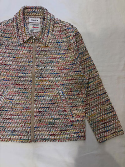 COOHEM (コーヘン) 13-262-003　KOUHEN TWILL TWEED JACKET  ニットツィード ドリズラージャケット