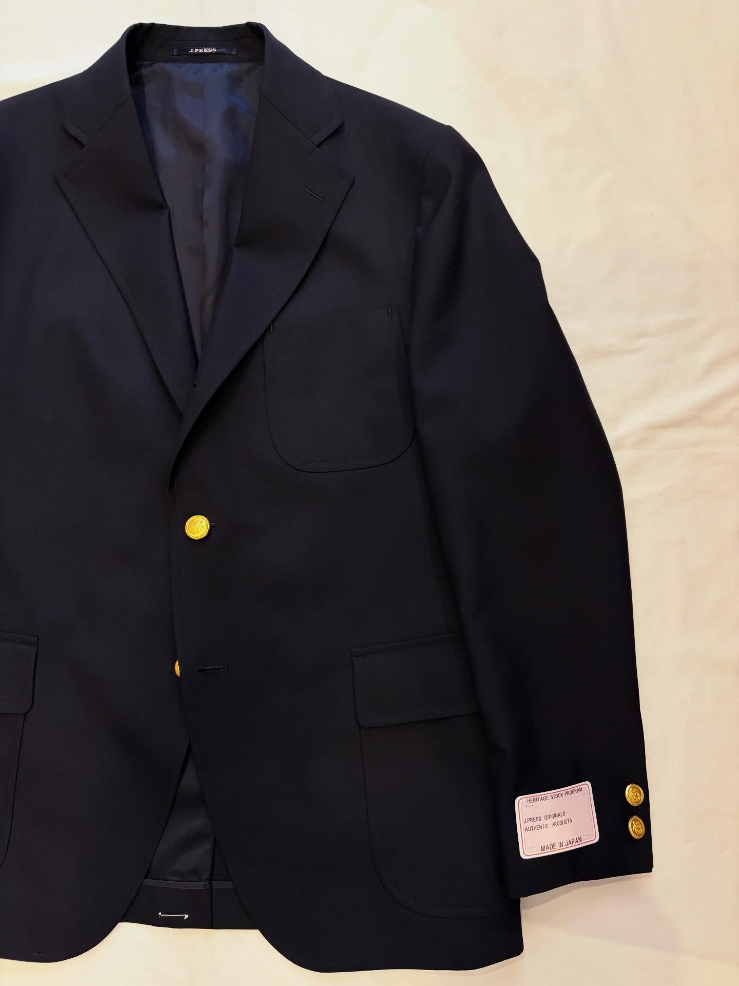 J.PRESS (ジェイプレス) / PEPPIN MERINO TROPICAL 3B BLAZER  ウールトロピカル 3ボタンシングル ブレザー
