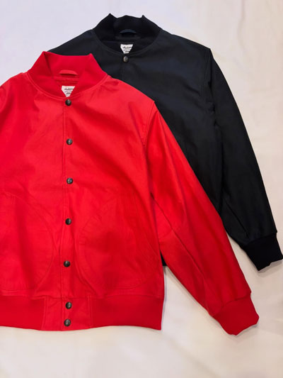 Jackman (ジャックマン)  JM8614  Back Nep Award Jacket　コットンツイル アワードジャケット