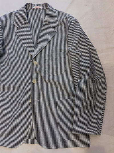 J.PRESS (ジェイプレス) / Silk Seersucker 3B Sack Jacket　JKOALM0052  シルクシアサッカー 3ボタン ジャケット