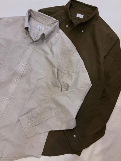 FAR EAST MANUFACTURING  （ファー イースト マニュファクチャリング） Organic Cotton Ripstop BD Shirt　リップストップ  ボタンダウンシャツ