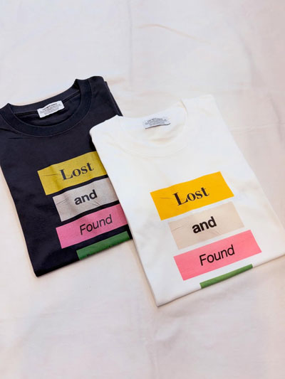 POET MEETS DUBWISE (ポエットミーツダブワイズ)　LOST AND FOUND T-SHIRT　ロストアンドファウンドTシャツ
