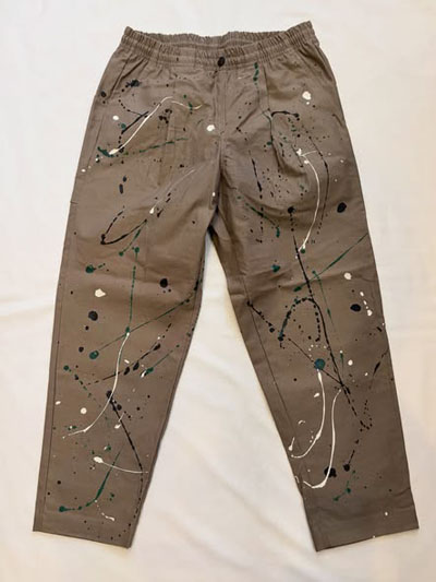 Jackman (ジャックマン)  JM4507SPL Back Nep Umps Pants Splash  /  バックネップ コットンツイル アンプスパンツ スプラッシュペイント