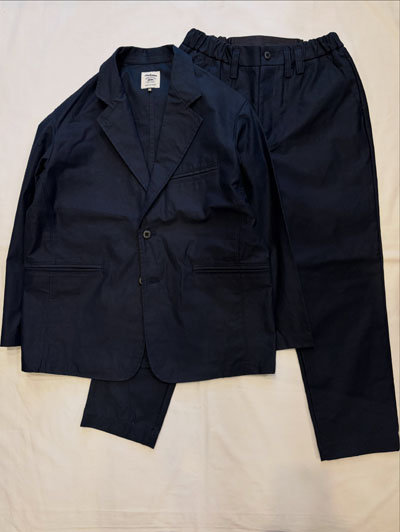 Jackman (ジャックマン)  JM8568 ＋ JM4568 Back Nep Jacket & Trousers Setup/ コットンツイル ジャケット&トラウザー セットアップ