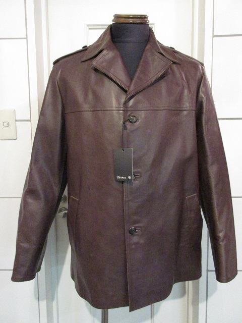 OPIFIX （オピフィックス）  （BUFALO) レザーJACKETCOAT （P.M１４２）BROWN