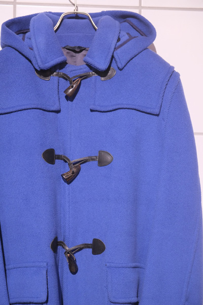 GRENFELL グレンフェル　SHERRINGHAM Duffle Coat *BLUE　ダッフルコート ウール100% フード取り外し 【different通販】