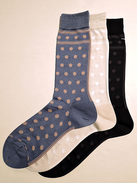 Antipast アンティパスト メンズ Anp3 54a Classic Dot Blue Ivory Black