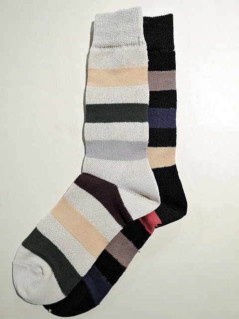 Antipast アンティパスト メンズ As3 199 Washi Stripes Beige Black