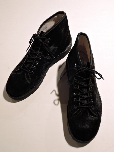 REPRODUCTION OF FOUND (リプロダクション・オブ・ファウンド) 【メンズ・レディース】 CZECHOSLOVAKIA MILITARY BOOTS モンキーブーツ BLACK PONY