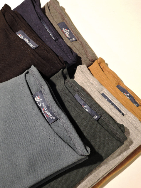 Saint James セントジェームス Ouessant T5 Marine Noir Gris Acier Cigare2 Aber Pin