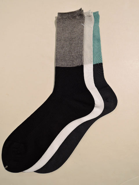 ANTIPAST アンティパスト 【メンズ】 AM3-92L TWO TONE RIB BLACK*M.GREY、WHITE*L.GREY、GREEN*TURQUOISE