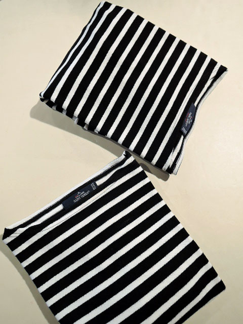 SAINT JAMES セントジェームス 【ユニセックス】 OUESSANT ウエッソン NOIR/NEIGE