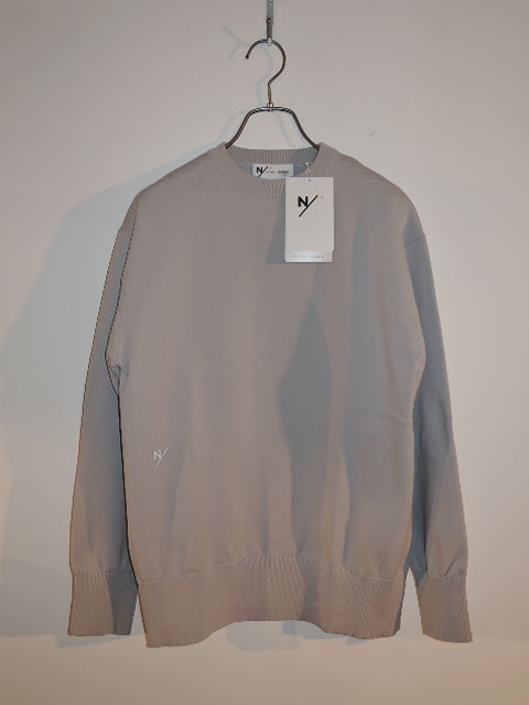 N/ NEUTRALWORKS. (ニュートラルワークス.) KSU23302 【レディース】 WHIFF KNITTING LONG SLEEVE CREW ウィフ ニッティング ロングスリーブ クルー LG