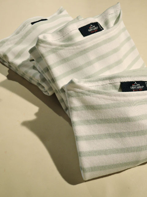 SAINT JAMES セントジェームス 【ユニセックス】 OUESSANT ウエッソン NEIGE/WATERMELON