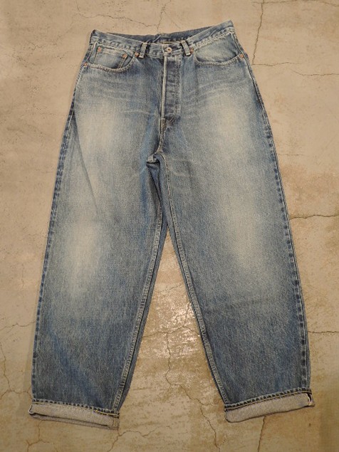 marka (マーカ) M25C02PT02C オーガニックコットン 13.5oz セルビッチデニム コクーンフィット ジーンズ USED WASHED