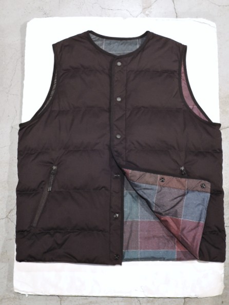 White Mountaineering (ホワイトマウンテニアリング) WM2573216 WM × TAION REVERSIBLE DOWN VEST BLACK