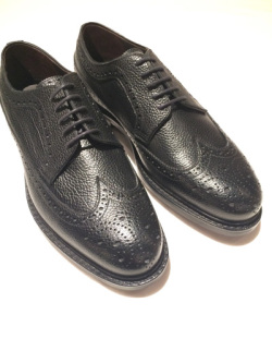 JALAN SRIWIJAYA ( ジャランスリワヤ） 98652 BLACK GRAIN Wingtip Shoes 　ウィングチップ グレインレザー