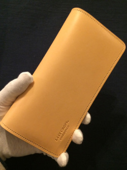 LAST CROPS （ラストクロップス） STEED 二つ折り長財布　NATURAL/ナチュラル　Buttero Leather