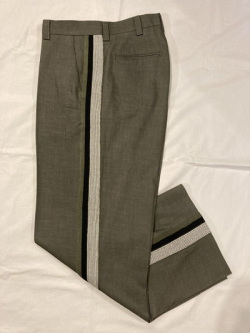 COOHEM (コーヘン) 20-202-017 KNIT SIDELINE PANTS　*KHAKI / ニットサイドラインパンツ *カーキ