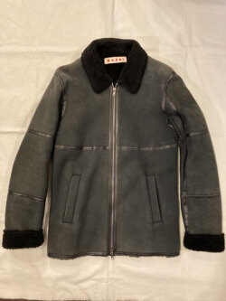 MARNI (マルニ)  MOUTON JACKET (Vintage/Deadstock) ラムレザー ムートンジャケット