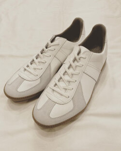 GERMAN TRAINER ジャーマントレーナー  1183E 【Made in Czech Repubric / チェコ製】メンズ・レディース WHITE
