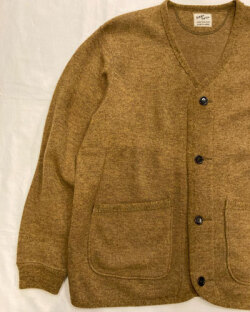 ARMY TWILL (アーミーツイル)　SHETLAND WOOL CARDIGAN / シェットランドウール ライニングニット カーディガン
