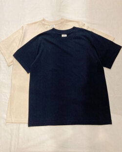 Yonetomi NEW BASIC (ヨネトミ/米冨繊維)  SILK KNIT TEE / シルクニット ニットTシャツ