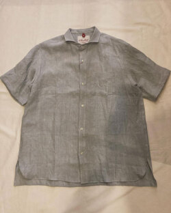 Le Sans Pareil (ル サンパレイユ)  Linen French Work Short Sleeve Shirt / リネン フレンチワーク 半袖シャツ