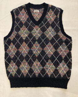 COOHEM (コーヘン) 13-252-012 SUMMER ARGYLE KNIT VEST  アーガイル ニットベスト
