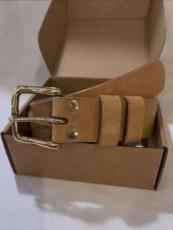 TANNER BATES (タナーベイツ)　DARTINGTON BELT 38mm  オークバークレザー ベルト