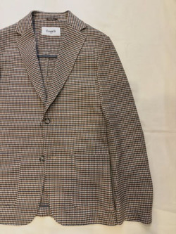 ENVELO Trevizo (エンヴェロ) / Hound's tooth Stretch 2B Jacket　ハウンドトゥース ジャージジャケット
